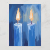 ブルーハヌッカロウソク シーズンポストカード (正面)