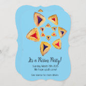 ブルーハマンタシェンスタープリムパーティの招待状 (正面/裏面)