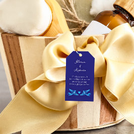 ブルーハミングバーズボホメキシカン結婚コウェルカム ギフトタグ