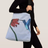 ブルーハミングバード クロスボディバッグ (クローズアップ)