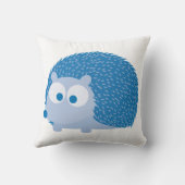 ブルーハリネズミ クッション (裏面)