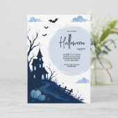 ブルーハロウィンハウスパーティー 招待状 (スタンド正面)