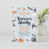 ブルーハロウィンフーレ不気味バー4th誕生日 招待状 (スタンド正面)