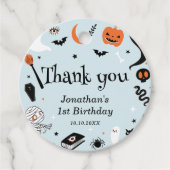 ブルーハロウィンボーイの誕生日パーティー フェイバータグ (正面)