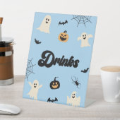 ブルーハロウィン不気味ドリンクパーティー 台座サイン (インサイチュ)