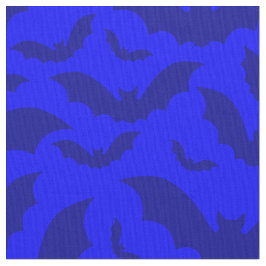 ブルーハロウィン吸血鬼コウモリ ゴシック ファブリック