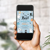 ブルーハロウィン誕生日スパクタキュラー パーティー 招待状