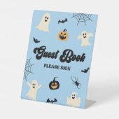 ブルーハロウィーンゲ不気味ストブック 台座サイン (正面)