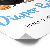 ブルーハロウィーンベビーがブルーイングおむつラッフル ポスター (角)