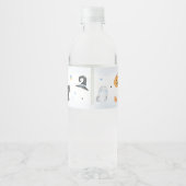 ブルーハロウィーンベビーシャワー ペットボトルラベル (裏面)