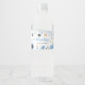 ブルーハロウィーンベビーシャワー ペットボトルラベル (正面)