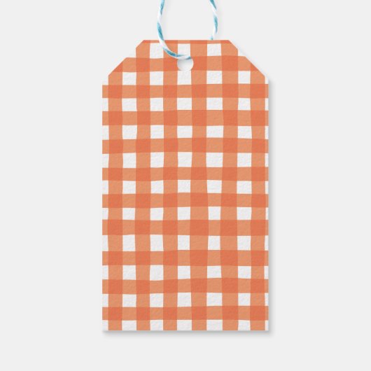 ブルーハロウィーン小さなブーブベイビーシャワーありがとう ギフトタグ (裏面)