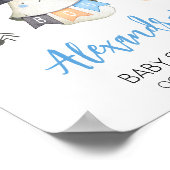 ブルーハロウィーン幽霊リトルブウェルカム ポスター (角)