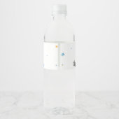 ブルーハロウィーン幽霊リトルブーボトルラベル ペットボトルラベル (裏面)