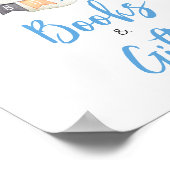 ブルーハロウィーン幽霊小さなブーブブックとギフト ポスター (角)