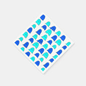 ブルーハロウィーン幽霊 スタンダードカクテルナプキン (角)