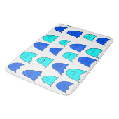 ブルーハロウィーン幽霊 バスマット (アングル)