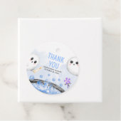 ブルーハロウィーン男の子の赤ちゃんシャワーの周り フェイバータグ (インサイチュ)