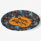 ブルーハロウィーン ペーパープレート (アングル)