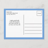 ブルーハローワールドフォト誕生Stat 案内ポストカード (裏面)