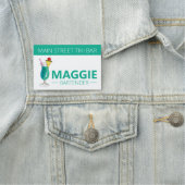 ブルーハワイアンカクテルルアウ(ハワイ式宴会)バーテンティキバー 名札 (インサイチュ)