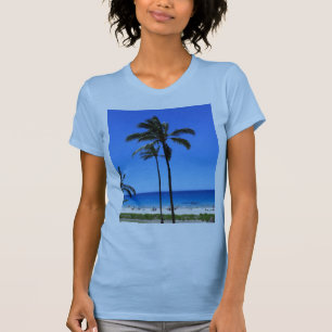 ブルーハワイアンスカイズアンドパームツリー Tシャツ
