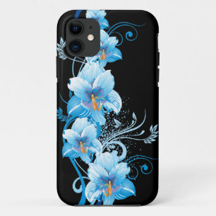 ブルーハワイアンハイビスカス iPhone 11 ケース