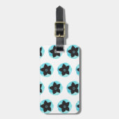ブルーハワイアンフラワー ラゲッジタグ (正面縦)