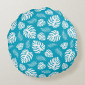 ブルーハワイアンプリント ラウンドクッション (裏面)