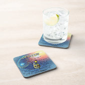 ブルーハワイカクテル(12ドリンクレシピセットの#1) コースター (右側)