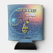 ブルーハワイカクテル(12ドリンクレシピセットの#1) 缶クーラー (裏面)