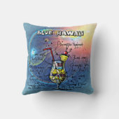 ブルーハワイカクテル (#1 of 12 ドリンクレシピセット) クッション (裏面)