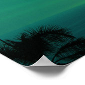 ブルーハワイサンセットポスター ポスター (角)