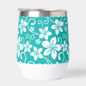 ブルーハワイ模様インティール（緑がかった色） (右面)