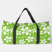 ブルーハワイ模様インライム ダッフルバッグ (正面)