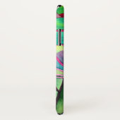 ブルーハワイ熱帯の葉の葉の葉の芸術 Case-Mate iPhoneケース (裏面/右)