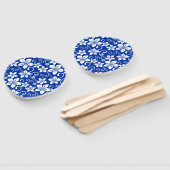 ブルーハワイ王室の（青） ハンドファン (組立なし)