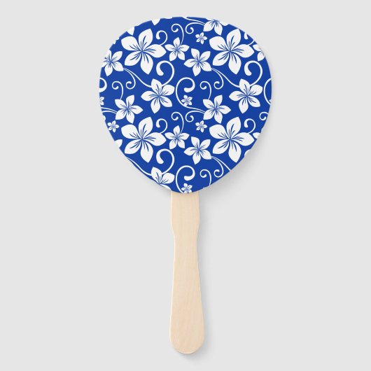 ブルーハワイ王室の（青） ハンドファン (正面)