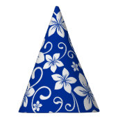 ブルーハワイ王室の（青） パーティーハット (右)