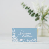 ブルーハワイ花の名刺 名刺 (スタンド正面)