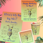 ブルーハワイ誕生日 紙コップ