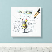 ブルーハワイ キャンバスプリント (インサイチュ (ウッドフロア))