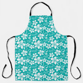 ブルーハワイ(ティール（緑がかった色）) エプロン (正面)