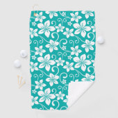 ブルーハワイ(ティール（緑がかった色）) ゴルフタオル (インサイチュ)