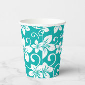 ブルーハワイ(ティール（緑がかった色）) 紙コップ (右)