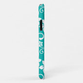 ブルーハワイ(ティール（緑がかった色）) Case-Mate iPhoneケース (裏面/右)