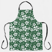 ブルーハワイ（フォレストグリーン） エプロン (正面)