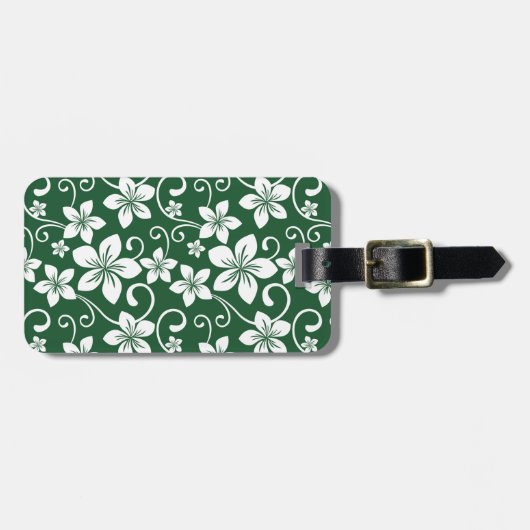 ブルーハワイ（フォレストグリーン） ラゲッジタグ (正面横)