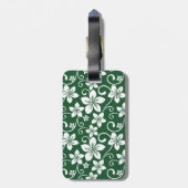 ブルーハワイ（フォレストグリーン） ラゲッジタグ (裏面縦)