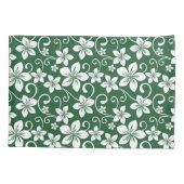 ブルーハワイ（フォレストグリーン） 枕カバー (裏面-左)